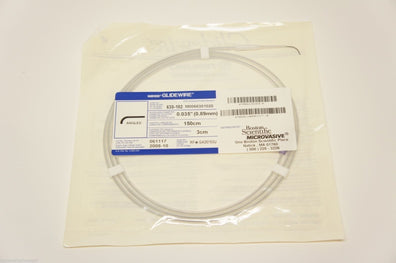 630-102 ~ Boston Scientific Glidewire Angled 0.035inch x 150cm x 3cm (x)